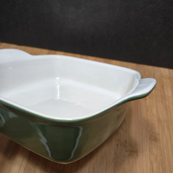 Emile Henry baking dish, green square casserole baking and serving dish - Picture 8 of 16